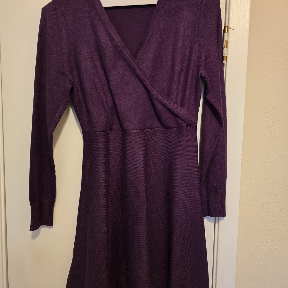 Elegant Purple Women's Dress